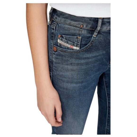 Diesel women's blue D'Ollies skinny sweat jeans size 31 - Picture 4 of 5